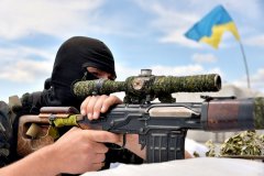 На Донбасс прибыла группа украинских снайперов