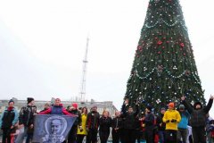 В Луганске состоялся новогодний забег