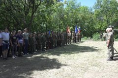 Более ста юных жителей ЛНР поучаствовали во втором этапе "Георгиевских сборов"