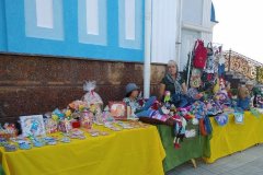 Мастера "Левши" представили свои работы на выставке по случаю Яблочного Спаса