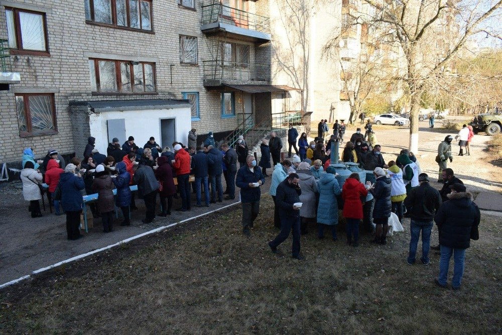 Силы гражданской защиты условно эвакуировали жителей Славяносербщины