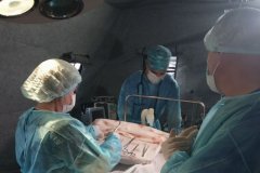 Развертывание мобильного госпиталя было отработано Минздравом ЛНР в рамках тренировок