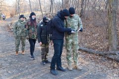 Активисты проекта "Доброволец" провели тренировку по спасению людей
