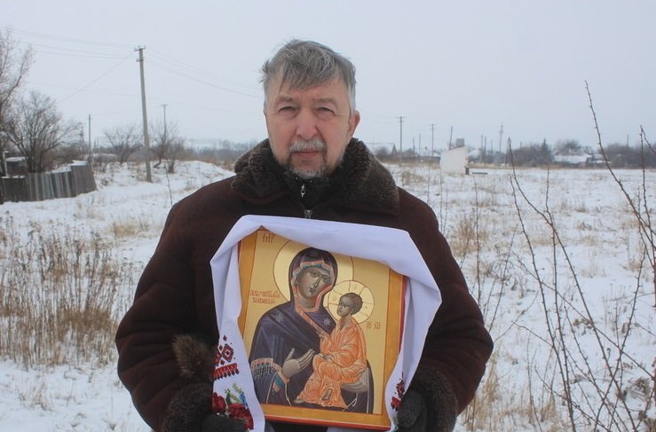 В дар сабовскому храму передали именную икону