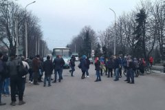 В Новогродовке разогнали митинг шахтерских жен