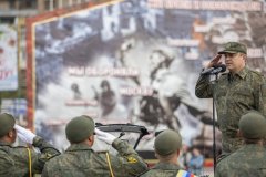 В Луганске состоялась генеральная репетиция парада Победы с участием Главы ЛНР