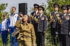 Певица Чичерина выступила для пациентов и коллектива луганского госпиталя ветеранов