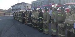 Подразделения МЧС провели смотр готовности техники и личного состава к проведению совместных действий по ликвидации кризисных ситуаций