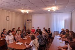 Встреча с педагогами Славяносербского района
