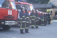 Подразделения МЧС провели смотр готовности техники и личного состава к проведению совместных действий по ликвидации кризисных ситуаций