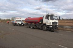 Министерство инфраструктуры и транспорта ЛНР провело дополнительную тренировку с целью отработки вопросов ликвидации ЧС вследствие ДТА