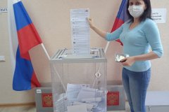 Сотрудники ГУП ЛНР «ЛУГАНЬМЕДИА» полным составом проголосовали на выборах в Госдуму РФ