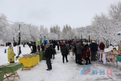 Предновогодний праздник в столичном парке "Дружба" собрал луганчан и гостей города