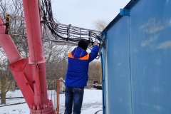 На освобожденных территориях ЛНР восстанавливают связь