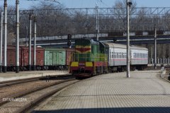 На луганский железнодорожный вокзал прибыл пассажирский поезд из Старобельска