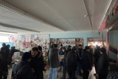 Сотрудниками МЧС, МВД и подразделением «Ночные волки» доставлена гуманитарная помощь в Рубежное