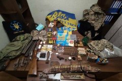 Правоохранители изъяли у жителя Беловодского района гранаты, ружье и патроны