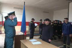Сотрудники МЧС в Счастье, Станице, Беловодске и Новоайдаре присягнули на верность ЛНР