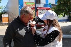 Георгиевская лента вновь у сердца станичан