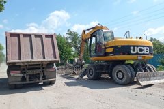 В Луганске возобновили реконструкцию дороги по улице Артема