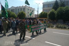 В Луганске прошел митинг, посвященный  Дню пограничника