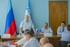 Встреча Председателя партии "Справедливая Россия – За правду" с председателями профсоюзных организаций ЛНР
