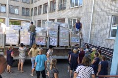 24 августа в Новопсков прибыли учебники для всех школ района из Российской Федерации – всего 51 тысяча книг.