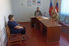 Прокурор Марковского района Луганской Народной Республики провел выездной прием граждан