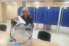 Татьяна, жительница Беловодска приняла участие в референдуме