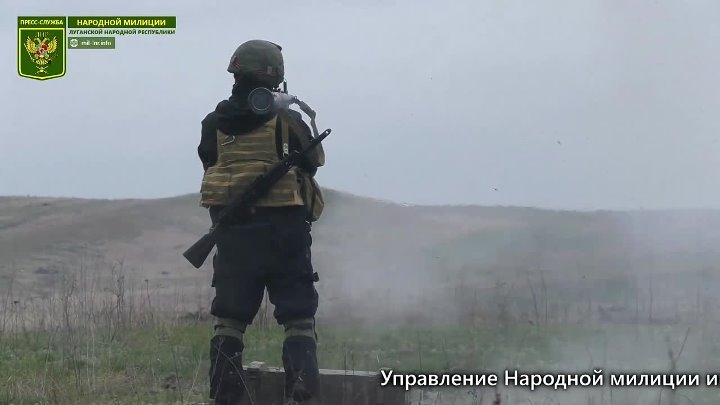 Мобилизованные из РФ проходят военную подготовку на специально подготовленных учебных площадках НМ ЛНР