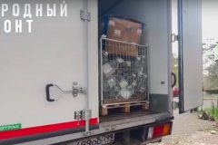 Представители Народного Фронта доставили жителям г.Северодонецка более 2 тонн питьевой воды, а также тёплую одежду