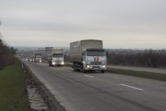 В ЛНР прибыли автомобили очередного гуманитарного конвоя МЧС РФ