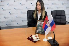 Врио Главы ЛНР Леонид Пасечник наградил посмертно добровольца из Сербии