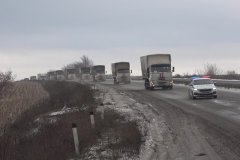 В ЛНР прибыли автомобили очередного гуманитарного конвоя МЧС Российской Федерации