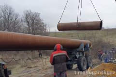Специалисты ГУП «ЛУГАНСКГАЗ» восстановили очередной участок магистрального газопровода «Луганск-Лисичанск-Рубежное», поврежденный ВСУ