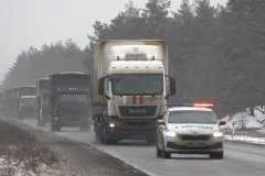 Очередной конвой МЧС РФ доставил гумпомощь для жителей четырех освобожденных городов