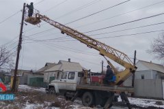В городе Ровеньки идут ремонтно-восстановительные работы на объектах электроэнергетики