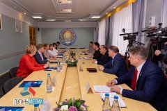 Делегация из Министерства просвещения Российской Федерации во главе с заместителем министра просвещения РФ Анастасией Зыряновой посетила «Луганский государственный педагогический университет»