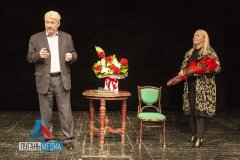 В театре имени Павла Луспекаева прошел моноспектакль «Охота жить!» в исполнении народного артиста России