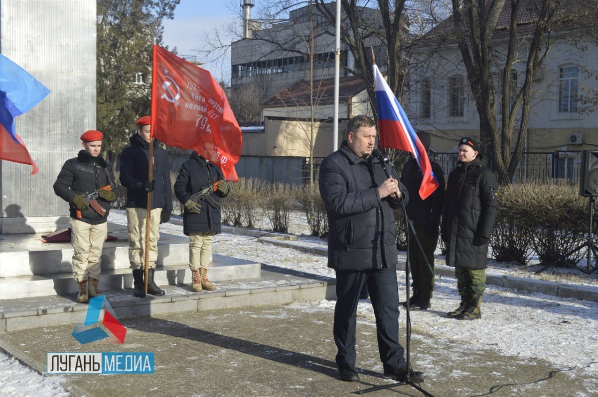 Лутугинцы отметили 80-ю годовщину города от немецко-фашистских захватчиков