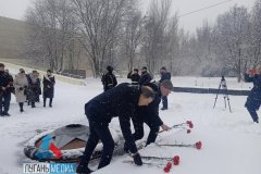 В Краснодоне состоялся митинг, посвященный 80-летию освобождения города от фашистских оккупантов