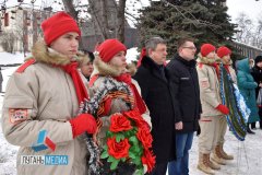 В честь Дня воинов-интернационалистов в Брянке прошел митинг