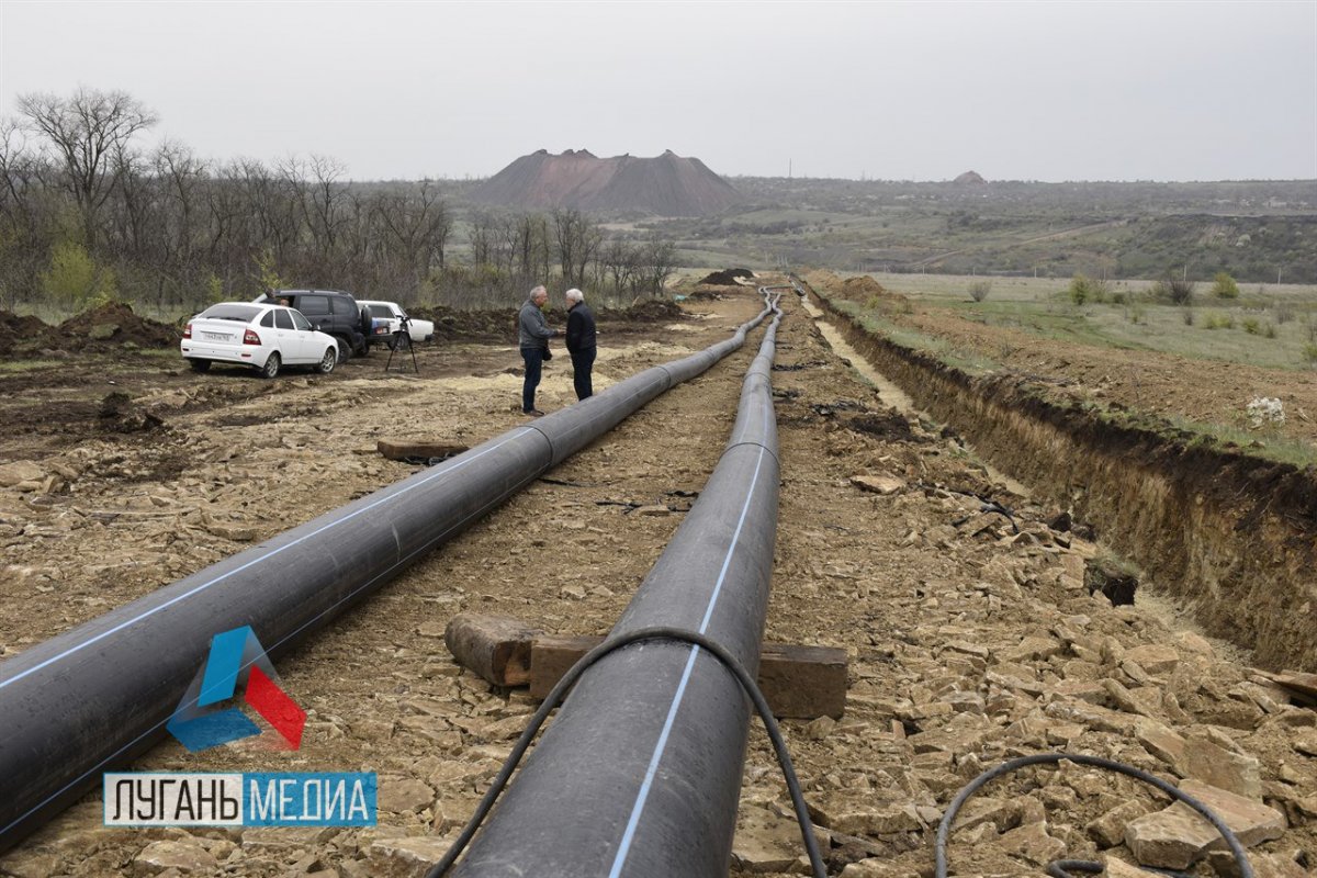 На территории Краснолучья реконструируют Яновский водопровод