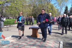 Митинг в память о чернобыльской трагедии в Ровеньках