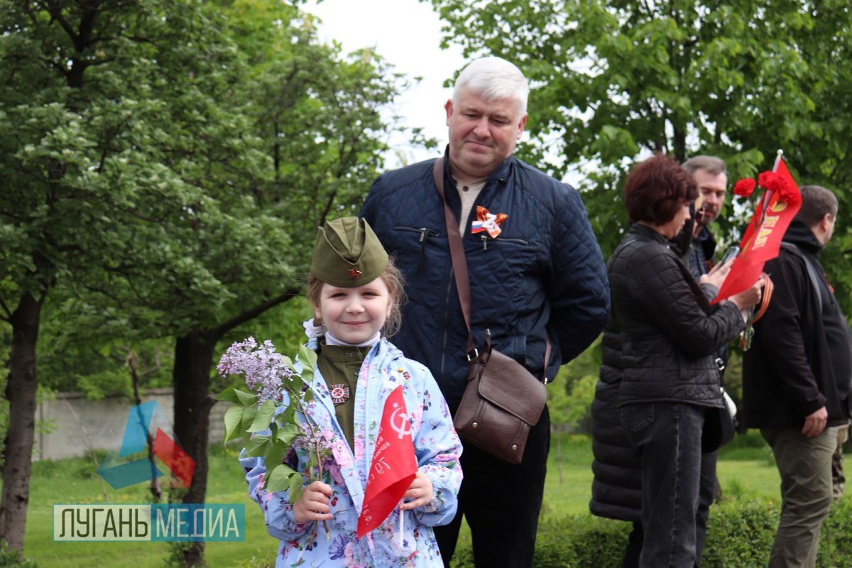 Алчевск присоединился к празднованию Дня Победы