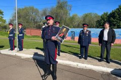 В Республиканском казачьем кадетском корпусе состоялась торжественная линейка