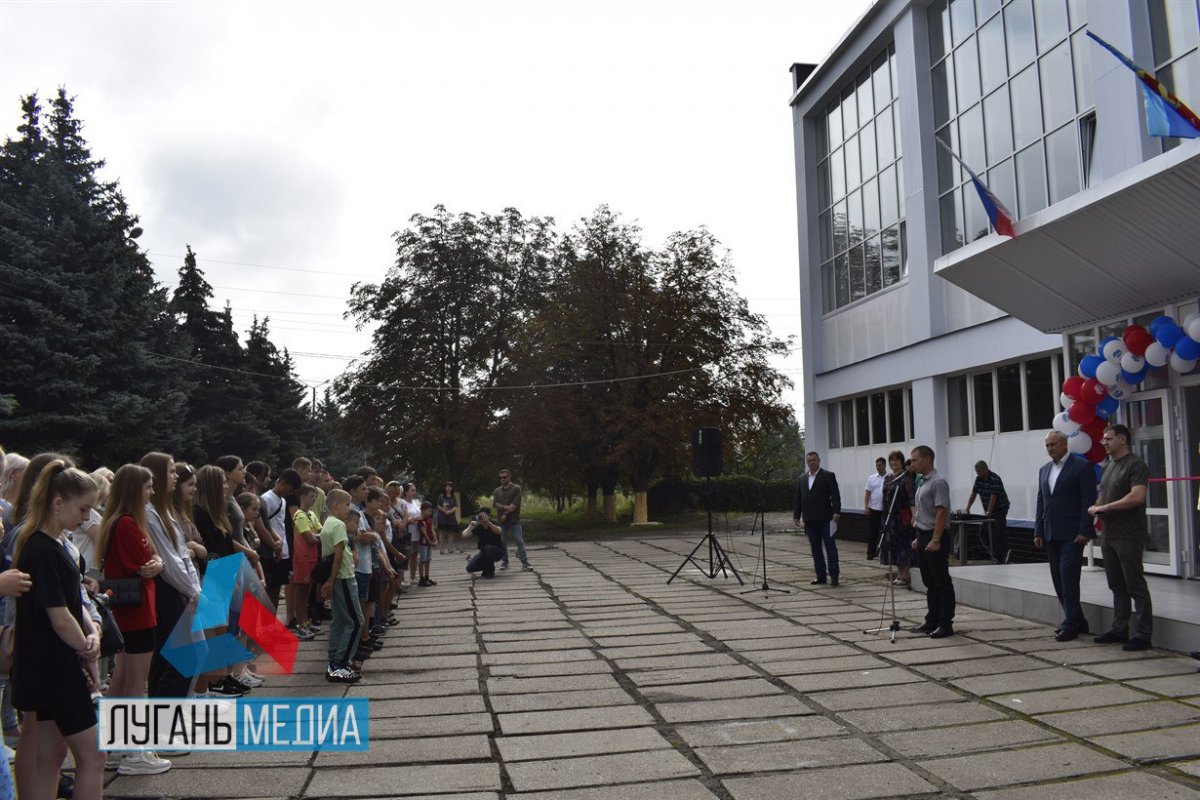 В Первомайске состоялась торжественная церемония сдачи в эксплуатацию здания ГУДО ЛНР «Комплексная детско-юношеская спортивная школа г. Первомайска»