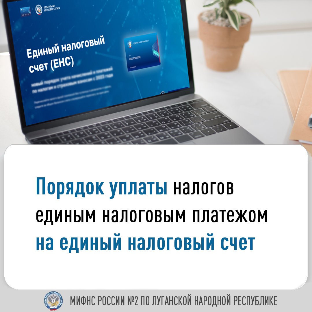 Межрайонная ИФНС России № 2 по Луганской Народной Республике разъясняет как платить налоги с помощью ЕНС