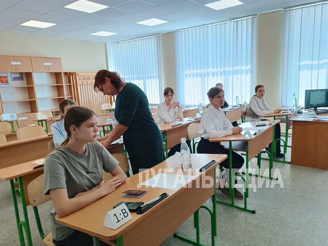 В Станично-Луганском округе стартовал Единый госэкзамен