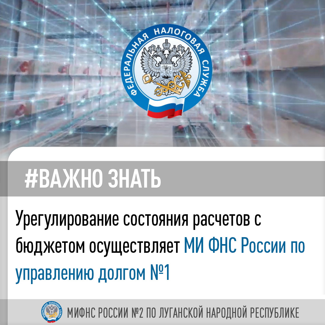Специалисты Межрайонной ИФНС России №2 по ЛНР сообщают: